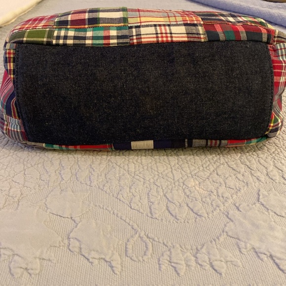 Vintage G.H.Bass Heritage Collection Madras Plaid handbag - Picture 3 of 14